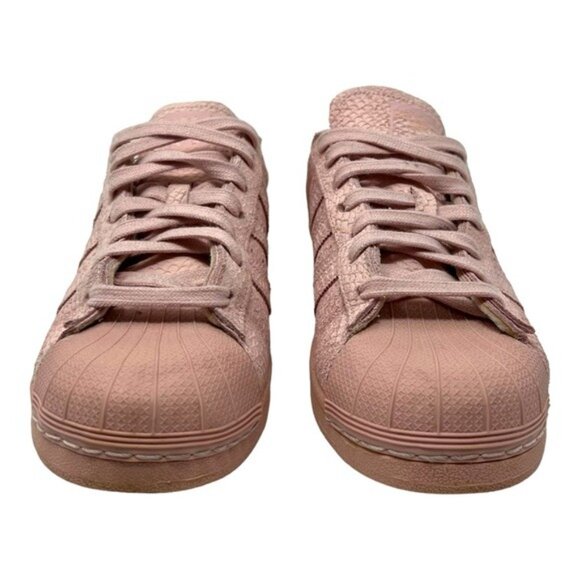Adidas Superstar Icey Pink Snakeskin Sneakers - Picture 4 of 8